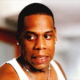 Close-up portrait of rapper Jay-Z.