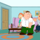 Family Guy characters on a couch